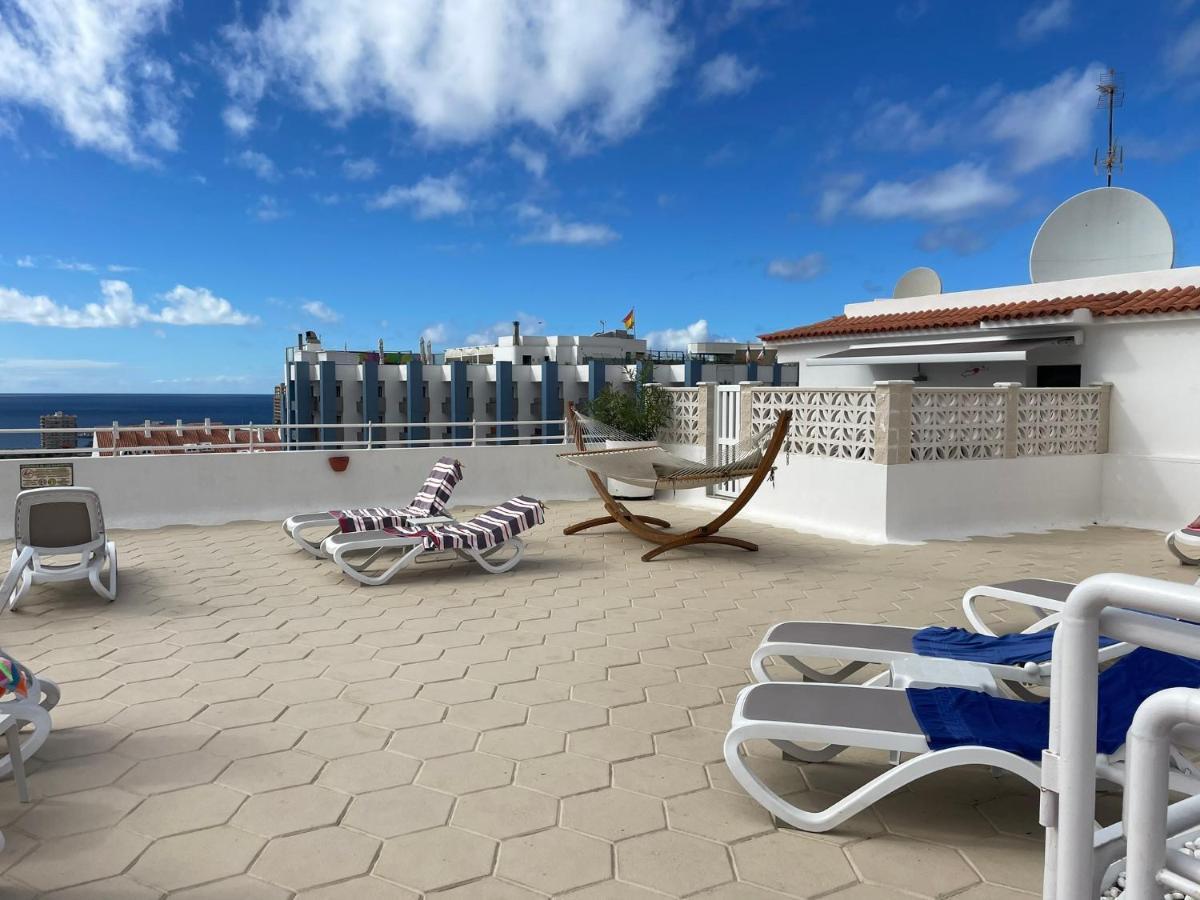 Luxury Diamond - Ocean View, Big Terraces, Air Con, Wifi Los Cristianos (Tenerife) Exterior foto