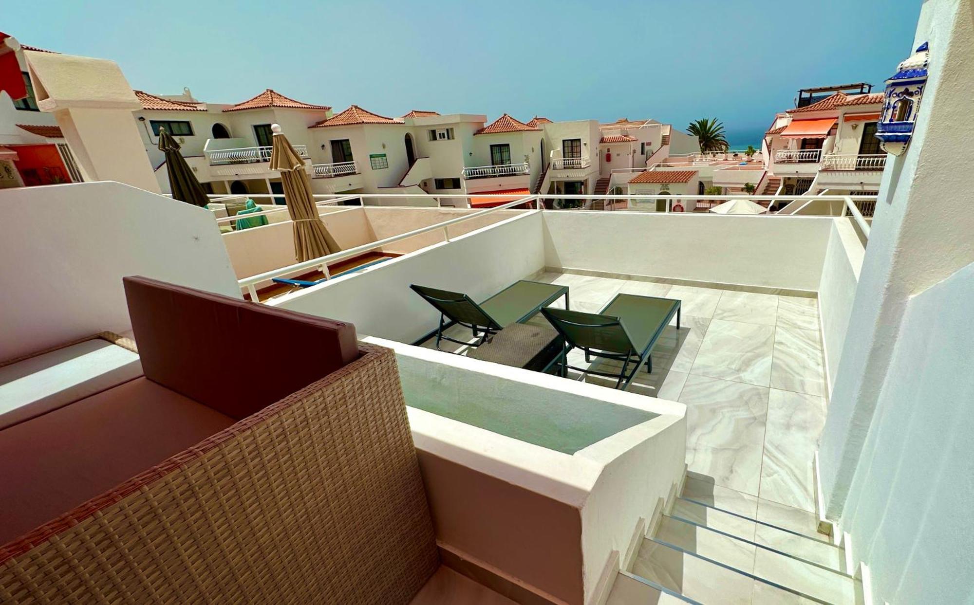Luxury Diamond - Ocean View, Big Terraces, Air Con, Wifi Los Cristianos (Tenerife) Exterior foto