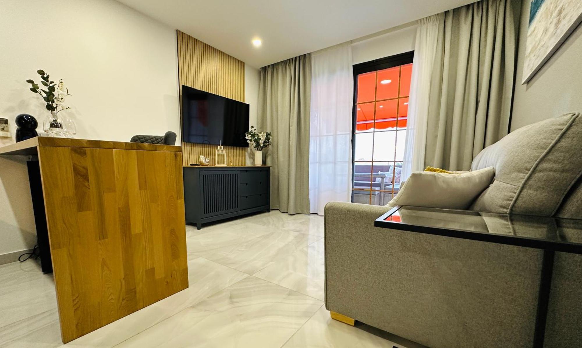 Luxury Diamond - Ocean View, Big Terraces, Air Con, Wifi Los Cristianos (Tenerife) Exterior foto