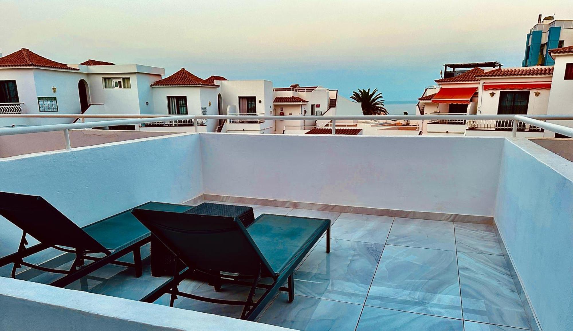 Luxury Diamond - Ocean View, Big Terraces, Air Con, Wifi Los Cristianos (Tenerife) Exterior foto